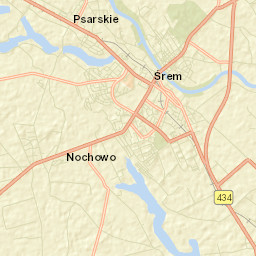 Śrem Street Map