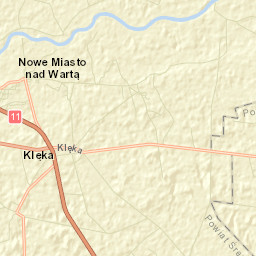 Nowe Miasto nad Wartą Street Map