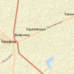 Tuliszków Street Map
