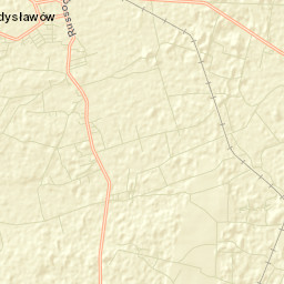 Władysławów Street Map