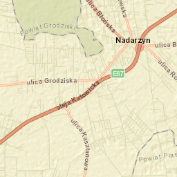 Nadarzyn Street Map