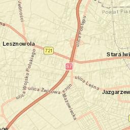 Lesznowola Street Map