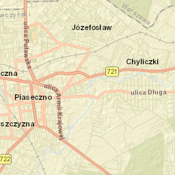 Mysiadło Street Map