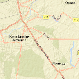 Konstancin-Jeziorna Street Map