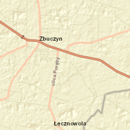 Zbuczyn Street Map