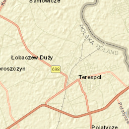 Terespol Street Map