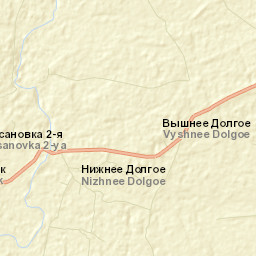 Vyshneye Dolgoye Street Map