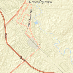 Novosergiyevka Street Map