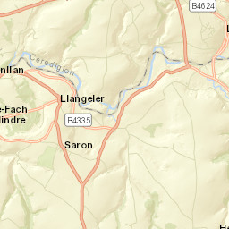 A486, Llandysul, Ceredigion SA44, UK Street Map