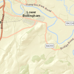 B4224, Hereford, Herefordshire HR1 4JR, UK Street Map