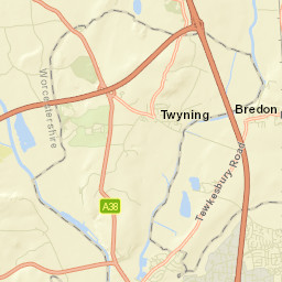 Bredon Street Map