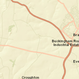 Brackley Street Map