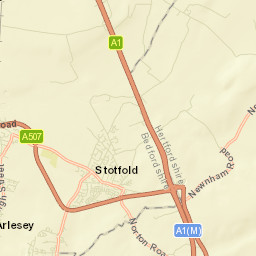 Stotfold Street Map