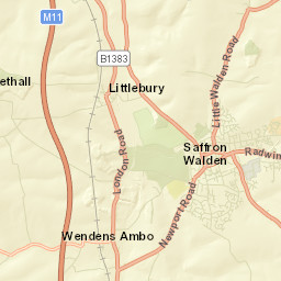 Saffron Walden Street Map