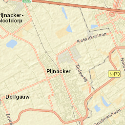 Pijnacker Street Map