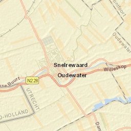 Oudewater Street Map