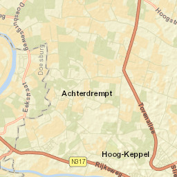 Hummelo Street Map