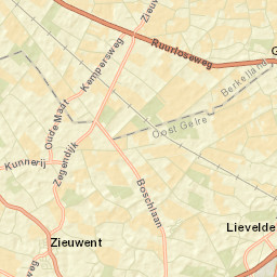 Oost Gelre Street Map