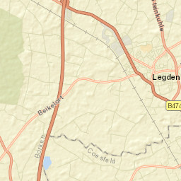 Legden Street Map