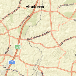 Leopoldshöhe Street Map