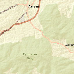 Aerzen Street Map