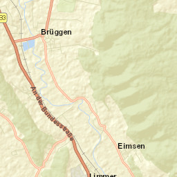Brüggen Street Map