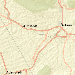Adenstedt Street Map