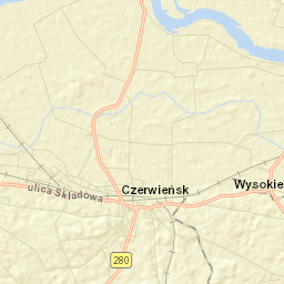 Czerwieńsk Street Map