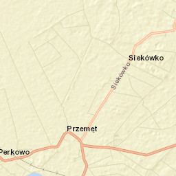 Przemęt Street Map