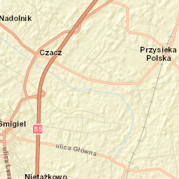 Śmigiel Street Map
