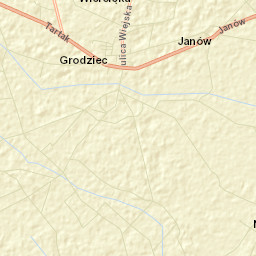 Grodziec Street Map