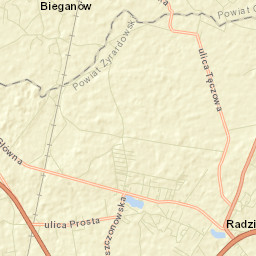 Radziejowice Street Map