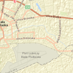 Biała Podlaska Street Map