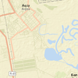 Aksu Street Map