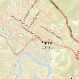 Chitinskiy Rayon Street Map