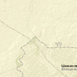 Shimanovsk Street Map