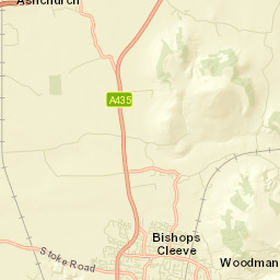 Bishops Cleeve Street Map
