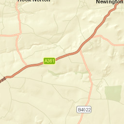 Hook Norton Street Map