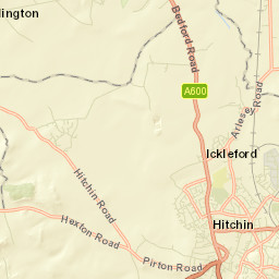 Hitchin Street Map