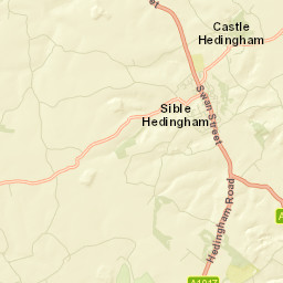 Castle Hedingham Street Map