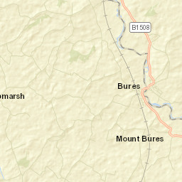Bures Saint Mary Street Map