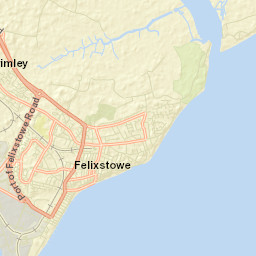 Felixstowe Street Map