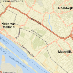 Hoek van Holland Street Map