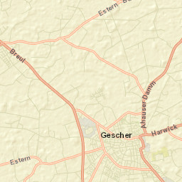 Gescher Street Map