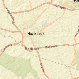 Regierungsbezirk Münster Street Map