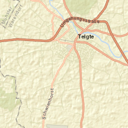 Telgte Street Map