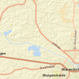 Warendorf Street Map