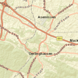 Oerlinghausen Street Map
