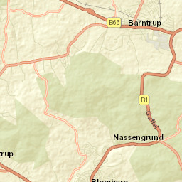 Barntrup Street Map