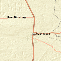 Schwanebeck Street Map